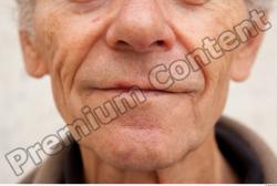 Mouth Man White Average Wrinkles